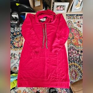 Torrid Vibrant Red Hoodie with Sparkle Drawstrings